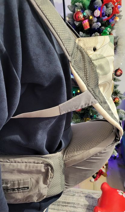 Marsupiu ergonomic Mavio cu scaunel, 6 pozitii