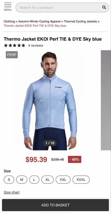 Bluza Ciclism Termica Primavara Toamna - Iarna Ekoi Marimea M