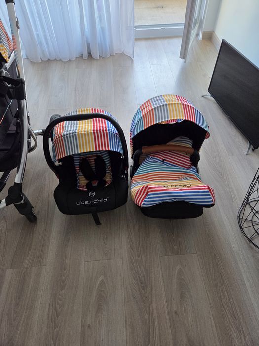 Carucior 3in1 pentru copii.