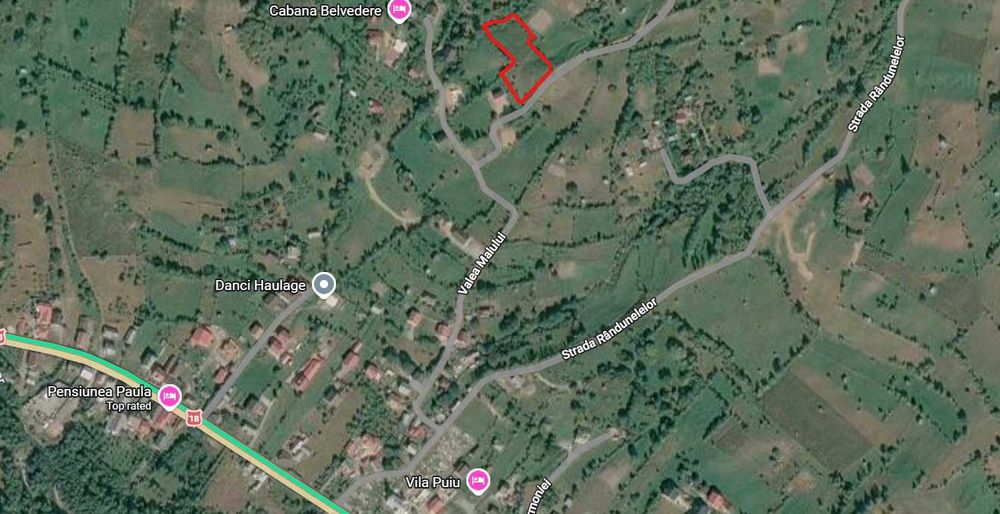 Teren de vanzare in Borsa, strada Malului, 28 ari, intravilan