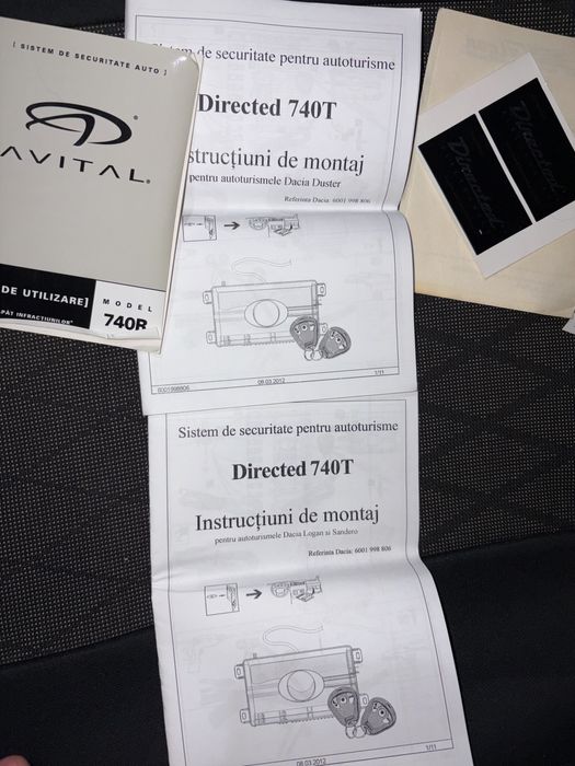 Vand alarma originala Dacia