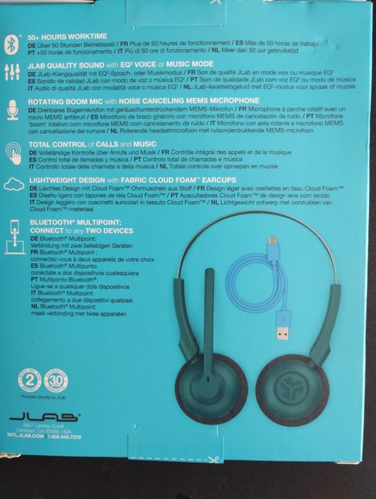 Căști Bluetooth wireless JLAB Go Work Pop