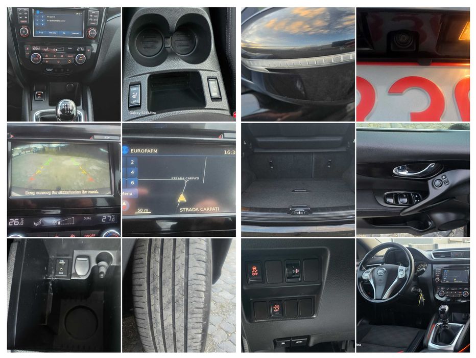 Nissan Qashqai/2015/1,5 DCI/110 CP/Clima/Navi/Pilot/Camera/Leduri/