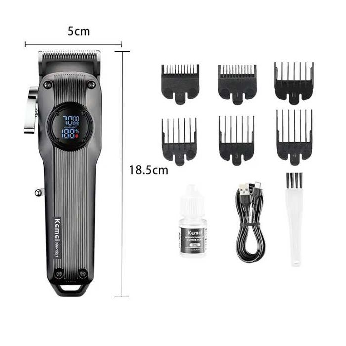 Професионална машинка за подстригване Kemei KM-1551, 8W