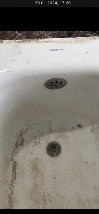 Cadă tablă emailată ARISTON ; Trusă ideală pentru sculpturi