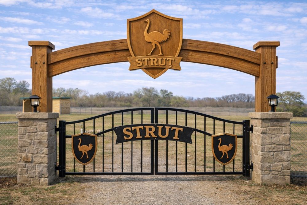 Struți africani maturi – strut reproducător ferma MY OSTRICH