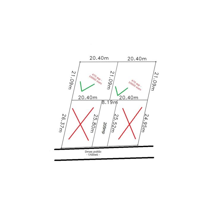 Teren Vorovesti- perfect pt investiție