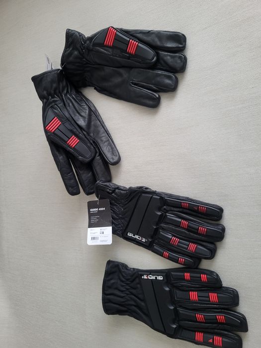 Mănuși piele naturala moto, ATV  mărimea L,XL marca GUIDE 4504