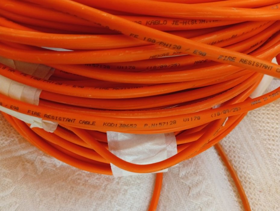 Cablu Incendiu Rezistent la Foc MEKAS JE-H(St)H 2x2x0,8 mm 70– 80 Metri NOU