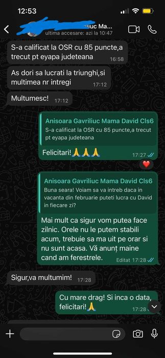 Meditații Matematică - Clasele 9-12 și pregătire Bacalaureat