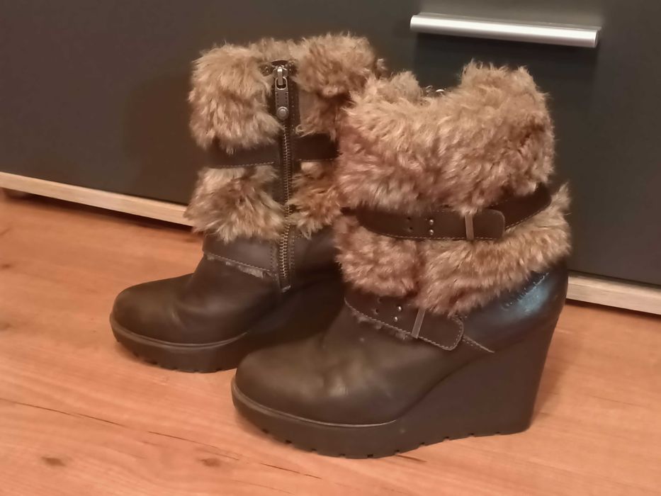 Cizme piele Calvin Klein