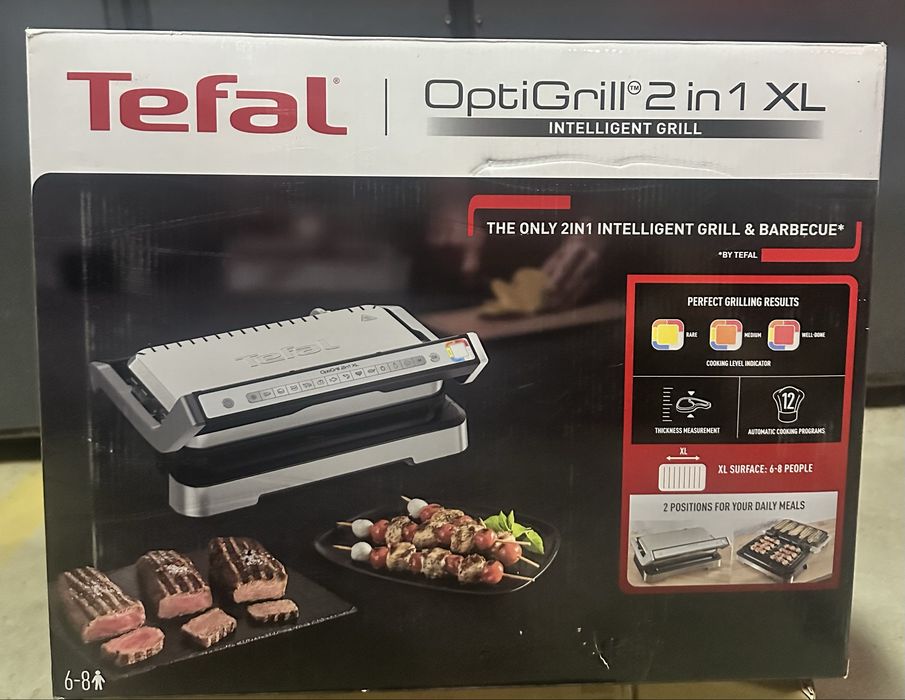 Гриль Tefal OptiGrill 2 in 1 xl