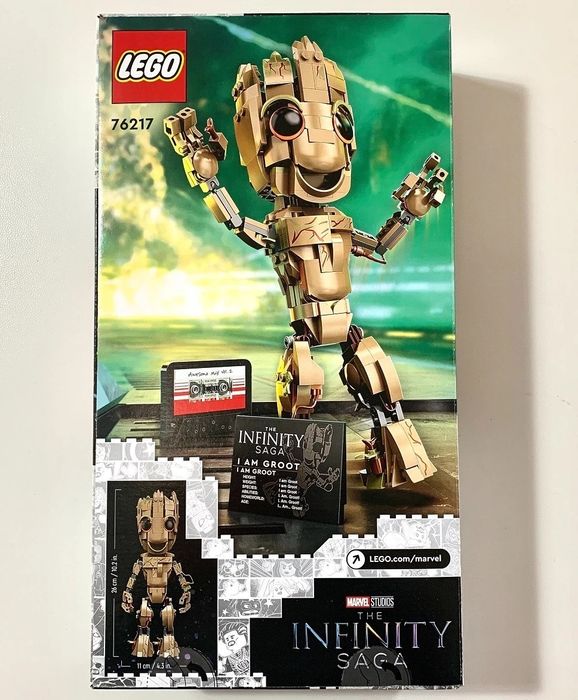 SIGILAT! LEGO Marvel Eu sunt Groot 76217