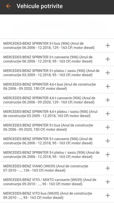 Întinzător lanț distribuție pentru Mercedes  Benz