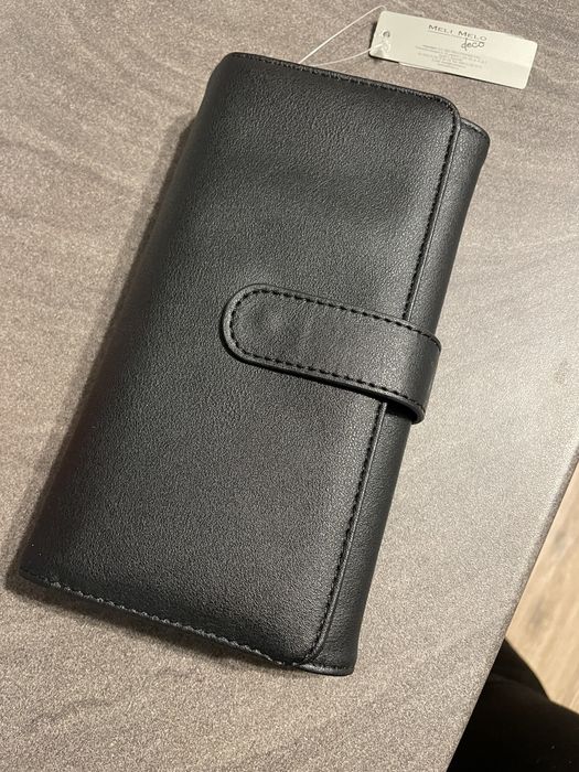 Portofel Meli Melo Simple Black  ~ 5 x 20 x 12 cm