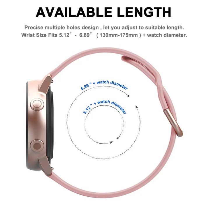 Curele din silicon 20mm pentru Ceas  Samsung, Huawei gt,