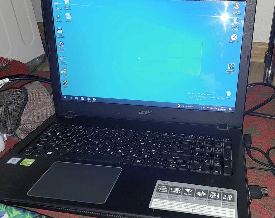 Ноутбок Acer Aspere E15  E5-756G-5540