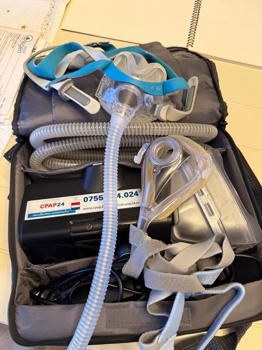 Aparat AirSense 10 AutoSet cu Umidificator+2 masti full face-pt.apnee