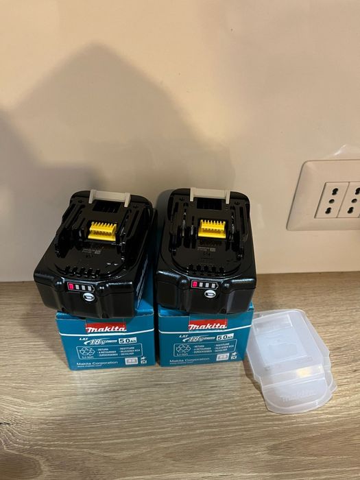 Set acumulatori Makita 18V ORIGINALI NOI 3Ah+6Ah sau 5Ah+6Ah