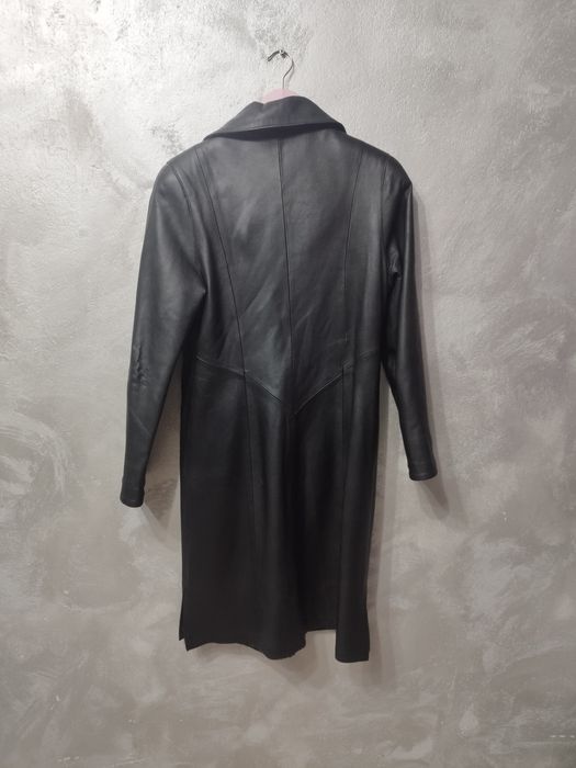 Дамско палто от естествена телешка кожа