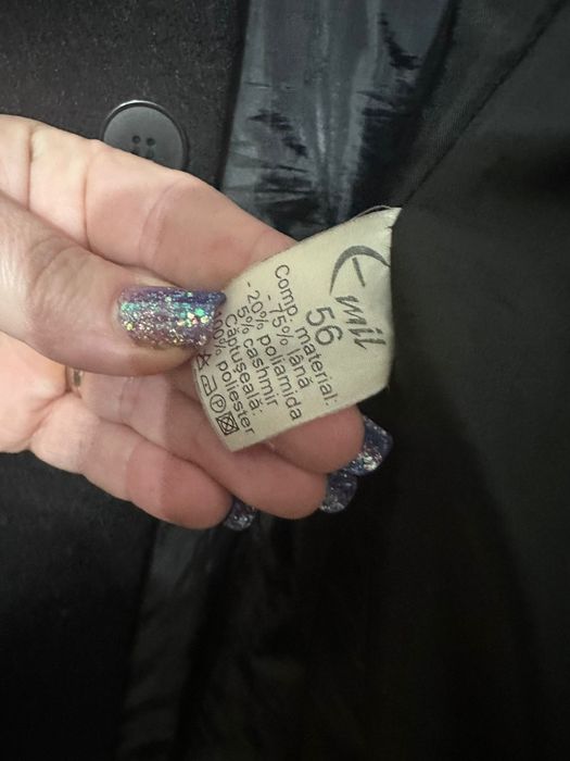 Palton barbatesc din stofa