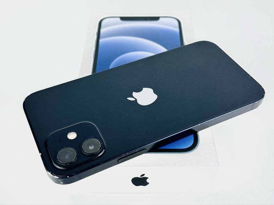 Apple iPhone 12 128GB Black Перфектен! Гаранция!
