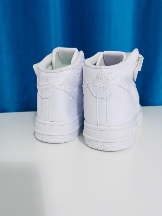 Ghete Nike AF1 alb