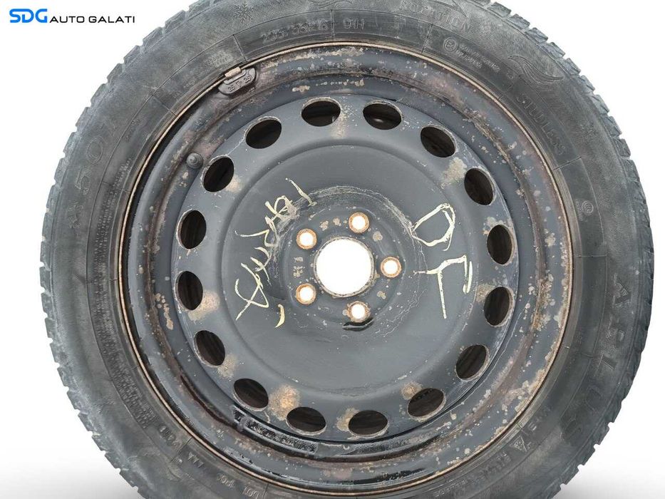 Set 4 Jante Janta Roata Roti Aluminiu 205 55 16 R16 Volkswagen New Beetle 1998 - 2011 (1J0601027R 6 1/2JX16H2 ET42) [JNT0023]