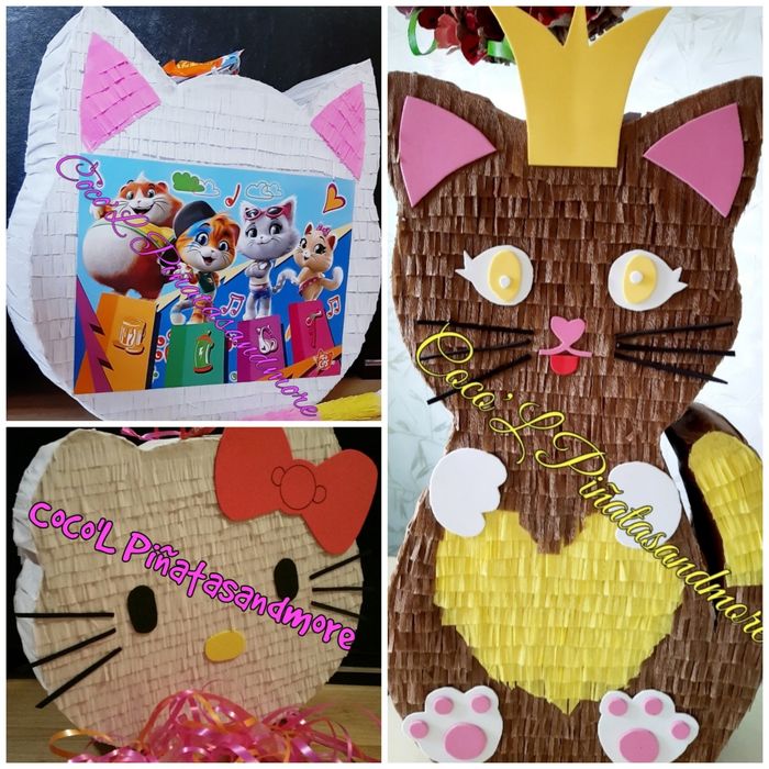 Piñata TikTokStitch,HelloKitty,Vampirina,Ponei,Barbie,Spongebob,Pisic