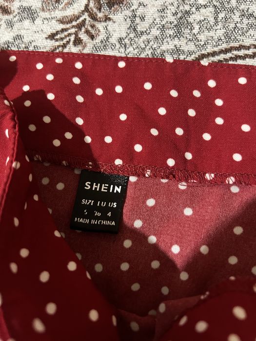 Дамска къса червена пола