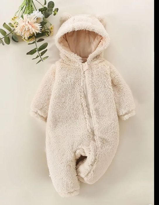 Мек гащеризон с ушички 6-9м. 74 см.