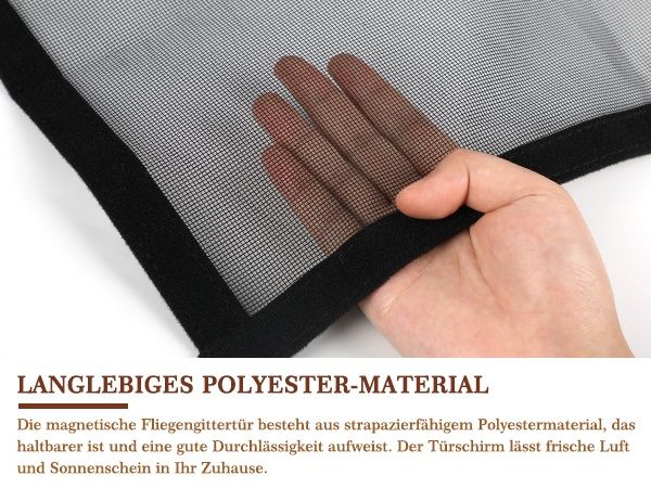 200х240см Магнитни комарници, мрежа за двойна врата против комари