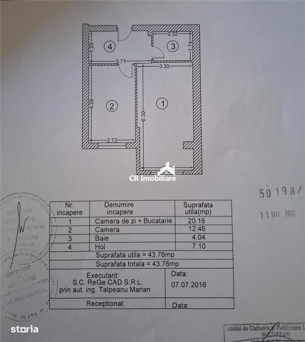 Apartament 2 camere Palladium Residence + loc de parcare comision 0%
