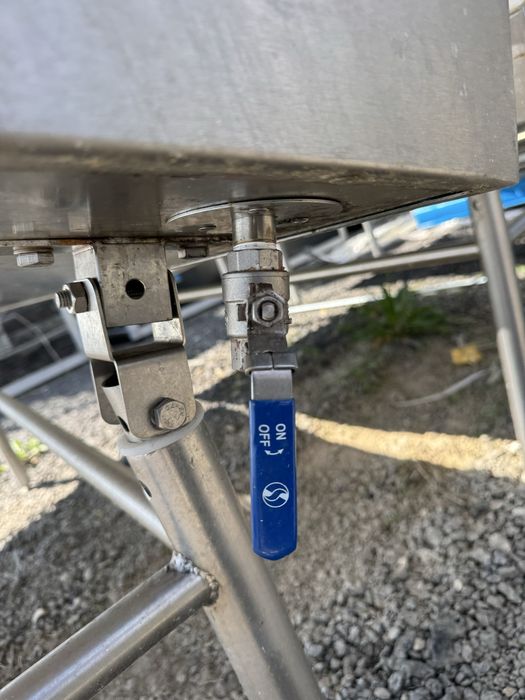 Masa inox peste