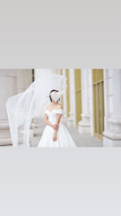 Шикарное свадебное платье