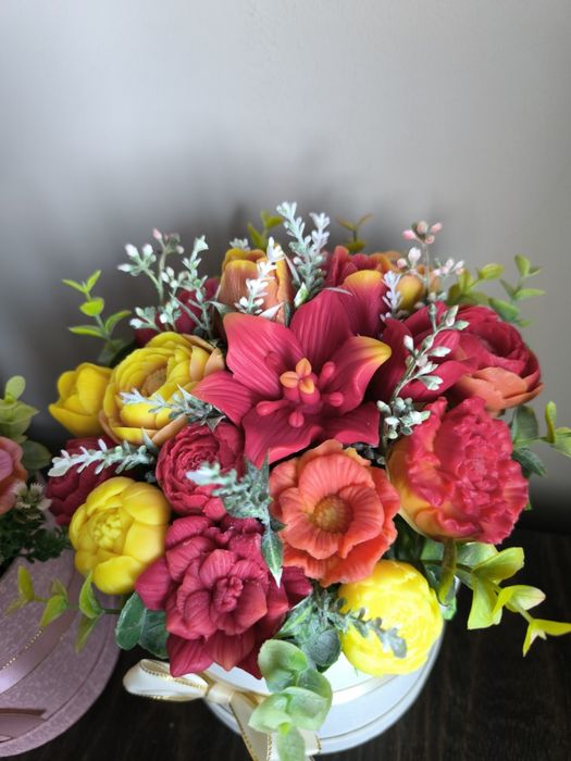 Сапунени цветя букети