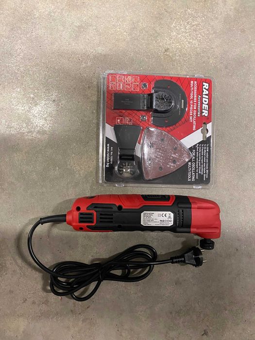 Многофункционален инструмент 280W рег.обороти 3° OMT04+Аксесоари 10бр.