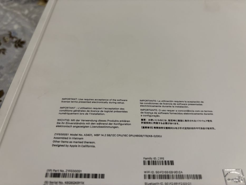 MacBook Pro M4 Pro 14 inch 48 Ram SSD 1T