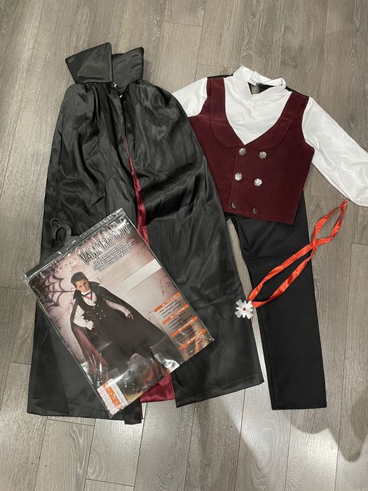 Костюм на вампир за 8 годишно дете