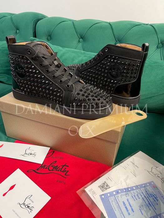 Adidasi Christian Louboutin piele naturala Full Box colectie noua