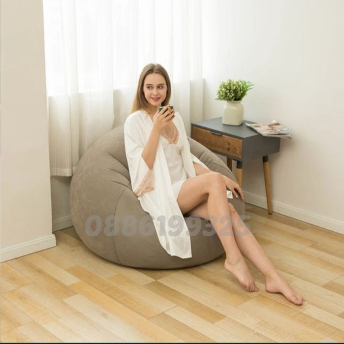 Надуваем фотьойл Пуф Барбарон, 110см Кресло за отдих