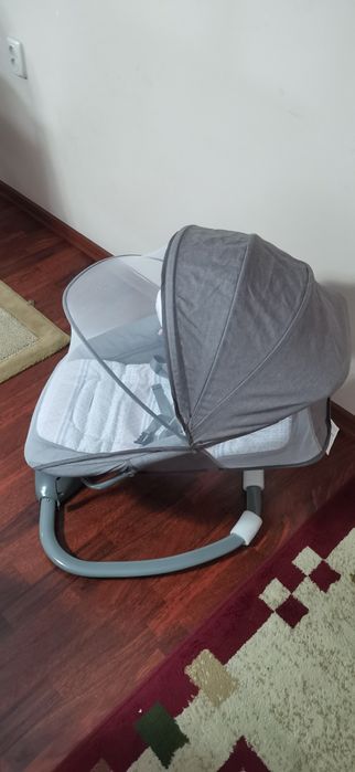 Кроватка Mastela, с автоматическим укачиванием, для детей от 0 до 1 го