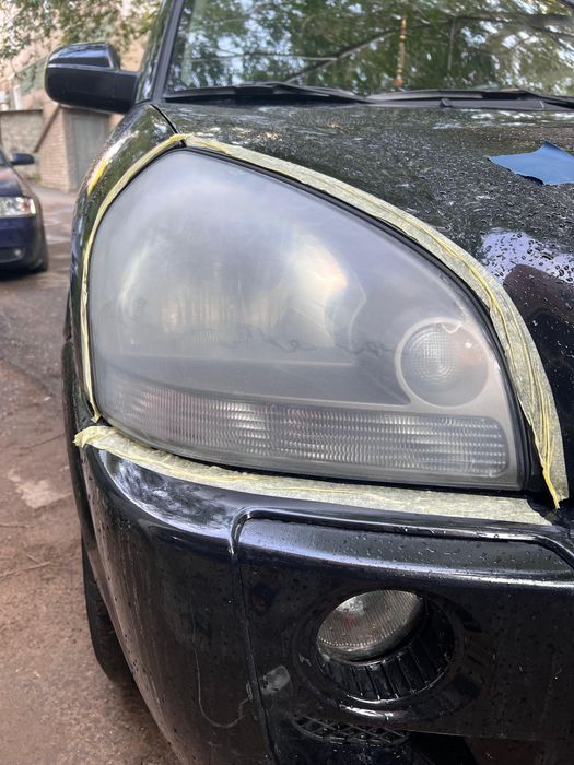 Химическая полировка фар. Полировка фар