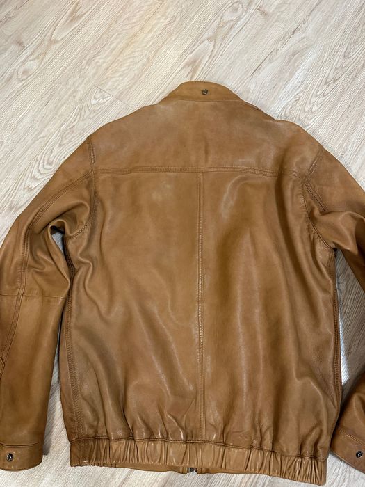 Мъжко кожено яке Massimo Dutti, Размер S