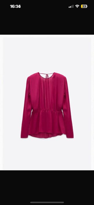 Блуза Zara с открытой спиной