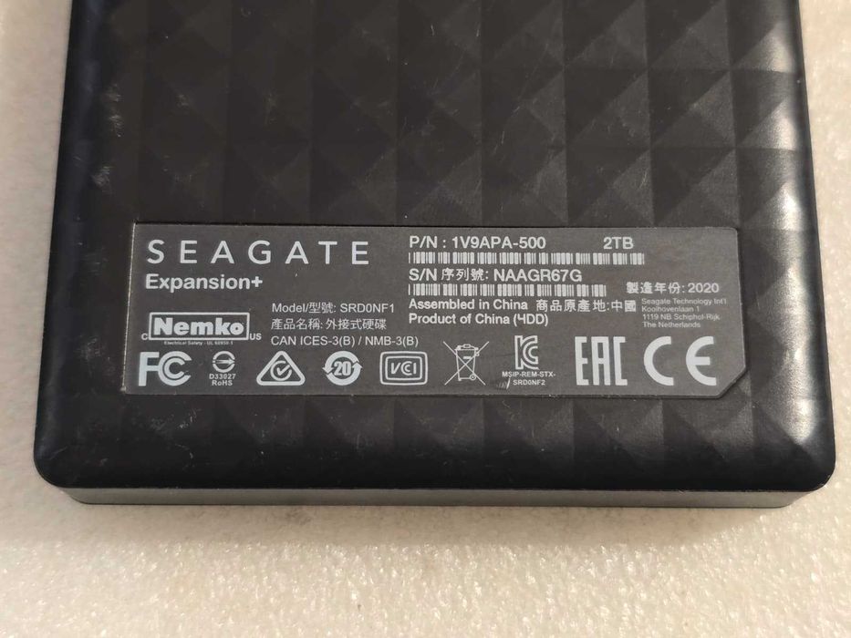 Hard disk extern Seagate Expansion Portable 2TB 2.5 inch USB 3.0 Black
