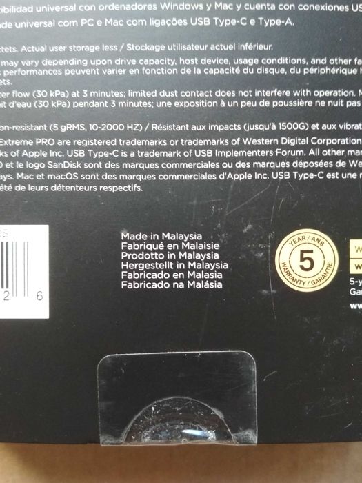 Памет SSD SanDisk Extreme PRO Portable 1TB