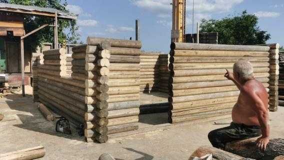 cabană vănd sau schimb cu auto la 15000 euro lemn rotund,busteni ,