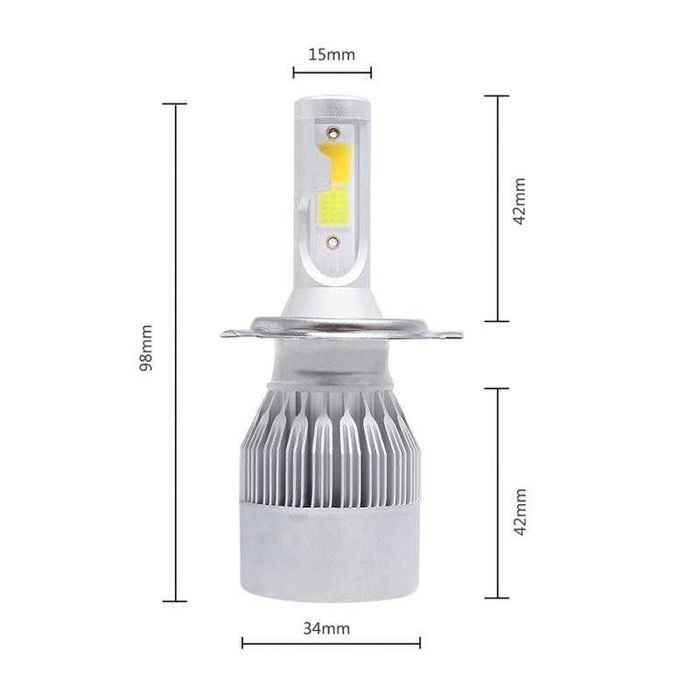 Becuri LED H4 auto moto atv , copii , carcasa pc.