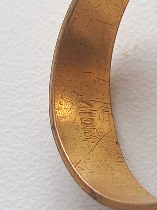 Позолото кольцо ссср люм